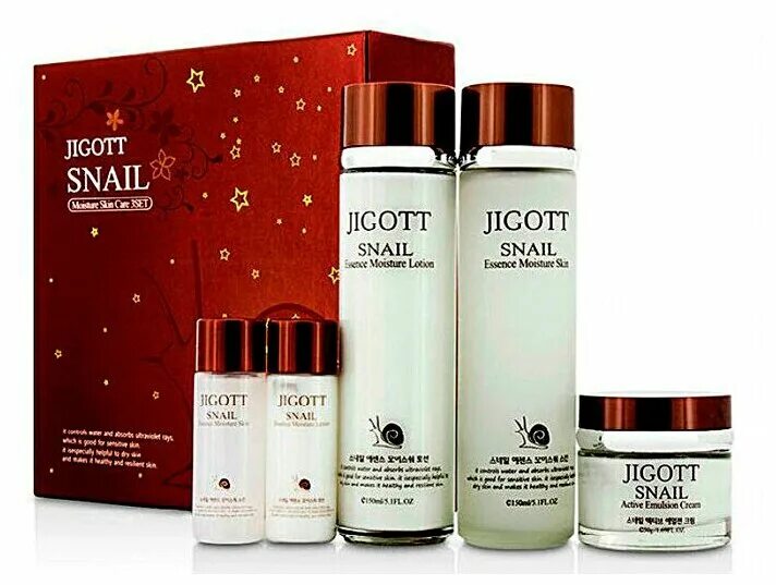 Jigott snail moisture skin care