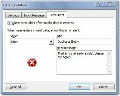 Alert input