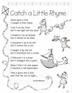 English poems for children