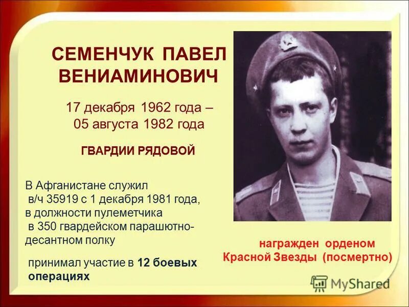 Пропавший в афгане