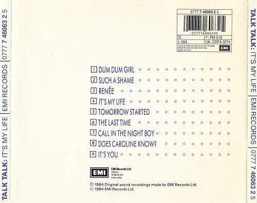 Talk перевод на русский песня. Talk talk London 1986. 1984 - It's my Life. Talk talk it's my Life 1984 обложка альбома. Berlin Love Life 1984.