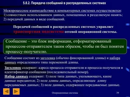 Системы передачи сообщений
