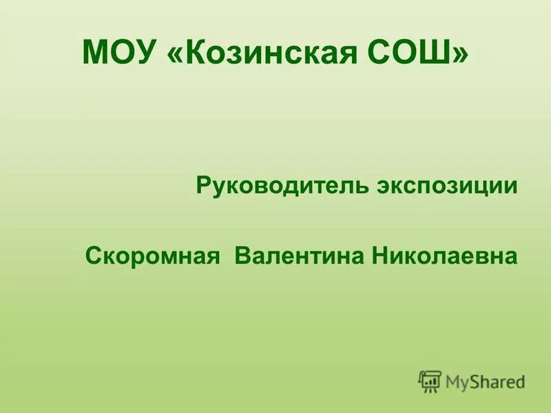 директору средней общеобразовательной школы