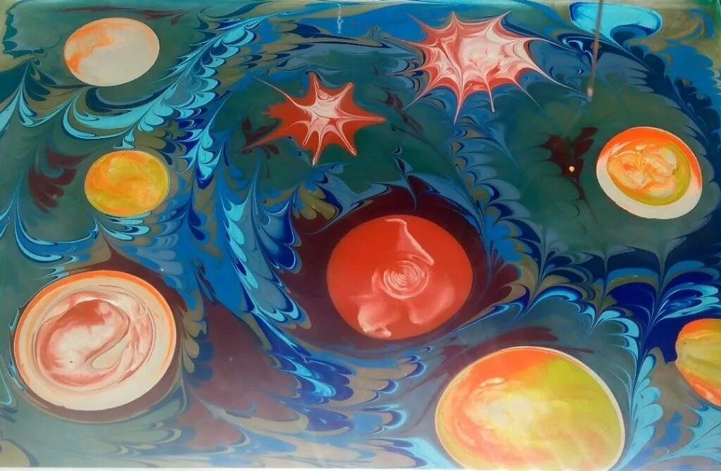 Картина водяными красками