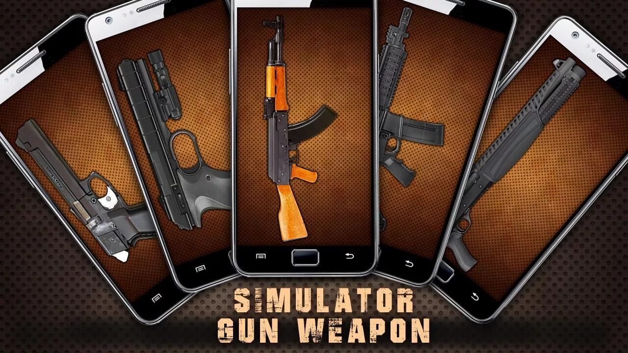 Guns sim. Симулятор пистолета. Оружие на андроид. Gun игра оружие.