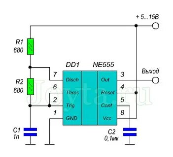 Генератор на ne555