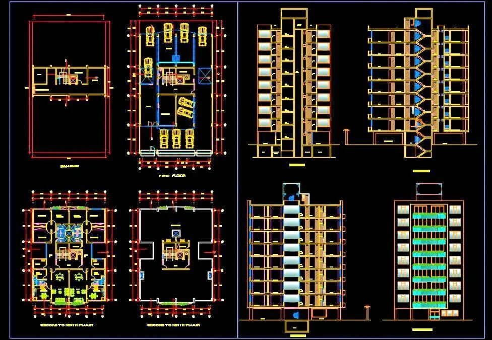 AUTOCAD Plans for building. Corner Section of a Multi-storey residential building план. Multi-storey residential building Plans. Apartment Plan AUTOCAD. Planning for a building