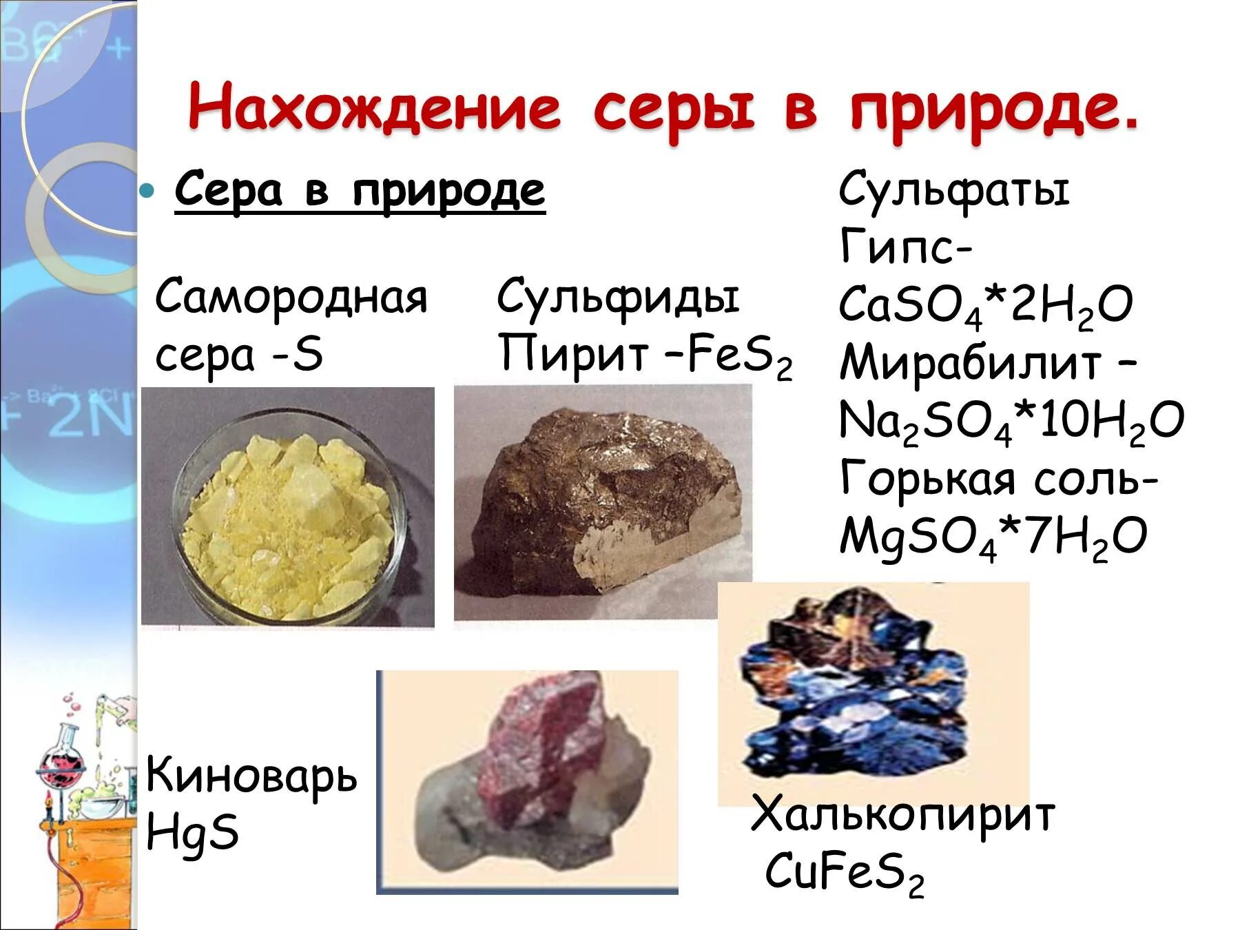 Сера нахождение в природе. Сульфиды нахождение в природе. Сера в природе сульфиды сульфаты. Соединения серы в природе.