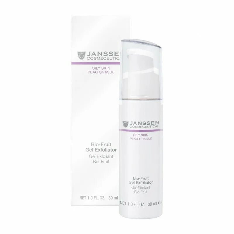 Пилинг для лица Janssen Cosmetics. Janssen Cosmetics пилинг с фруктовыми кислотами. Oily Skin Janssen Cosmetics. Биокомплекс с фруктовыми кислотами Janssen. Exfoliator gel