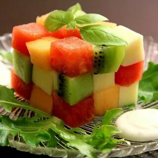 Салат кубиками