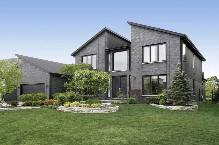 HOME TOURS Archives - Luxe Interiors + Design Gray house exterior, Shingle house