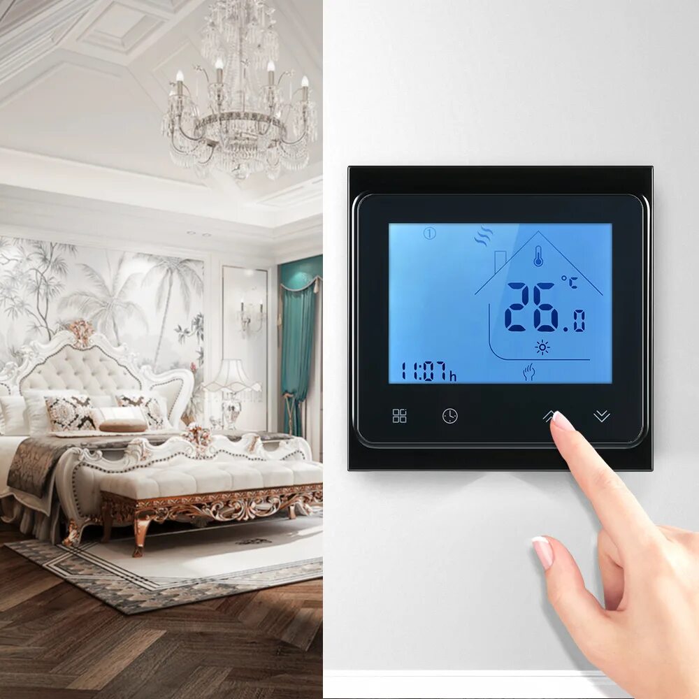 Термостат домашний. Smart thermostat Wi-Fi BHT-006gbw. Smart thermostat. Терморегулятор умный дом. Термостат для умного дома.