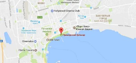 Карта баку