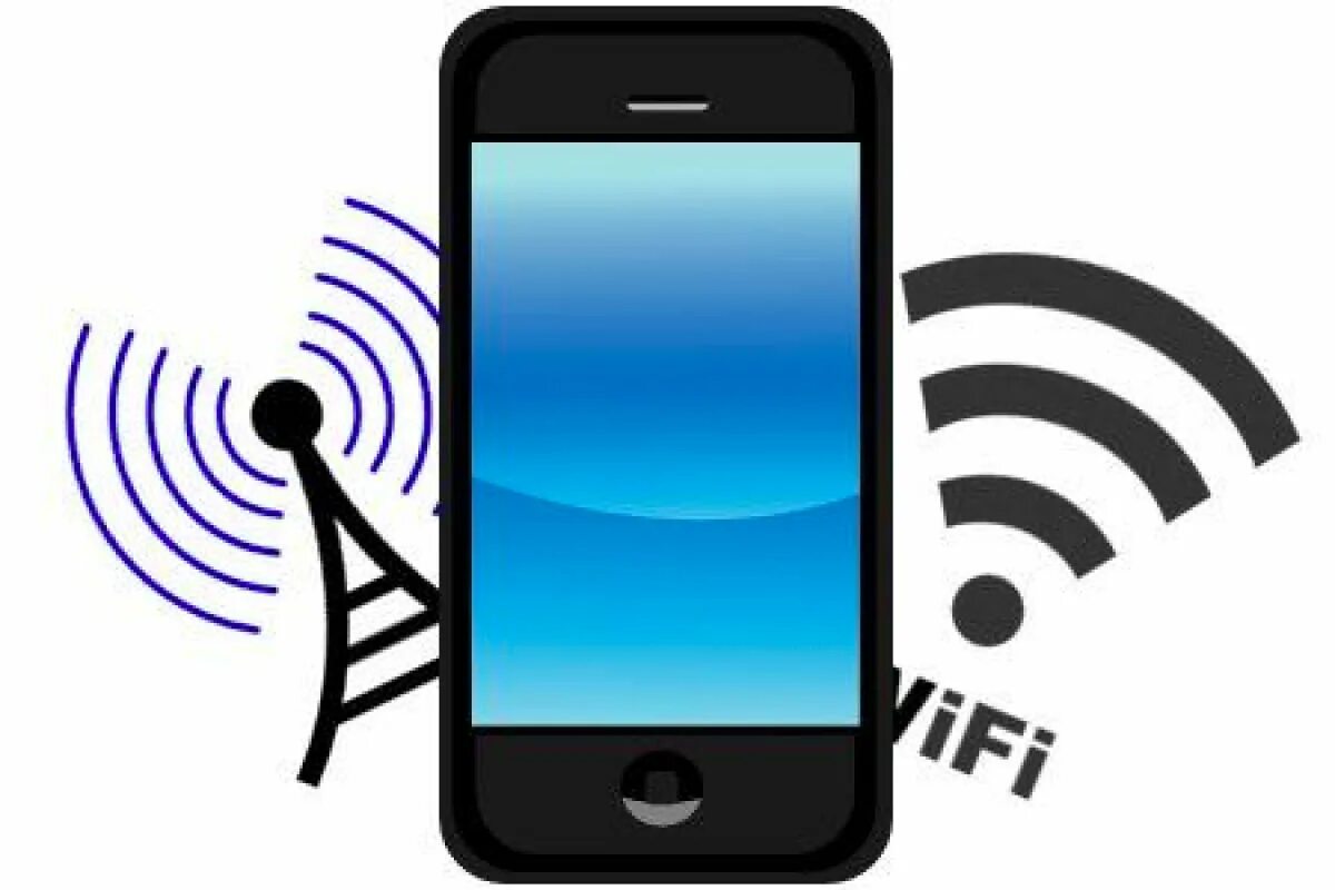Смартфоне работает wifi. Смартфон wifi. сотовая связь. значок мобильного интернета. изображение сотового телефона.
