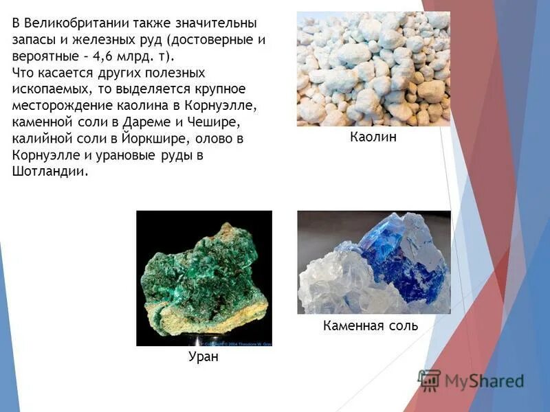 Рельеф и полезные ископаемые великобритании. Полезные ископаемые Великобритании. Месторождения полезных ископаемых в Великобритании. Полезные ископаемые британских островов.