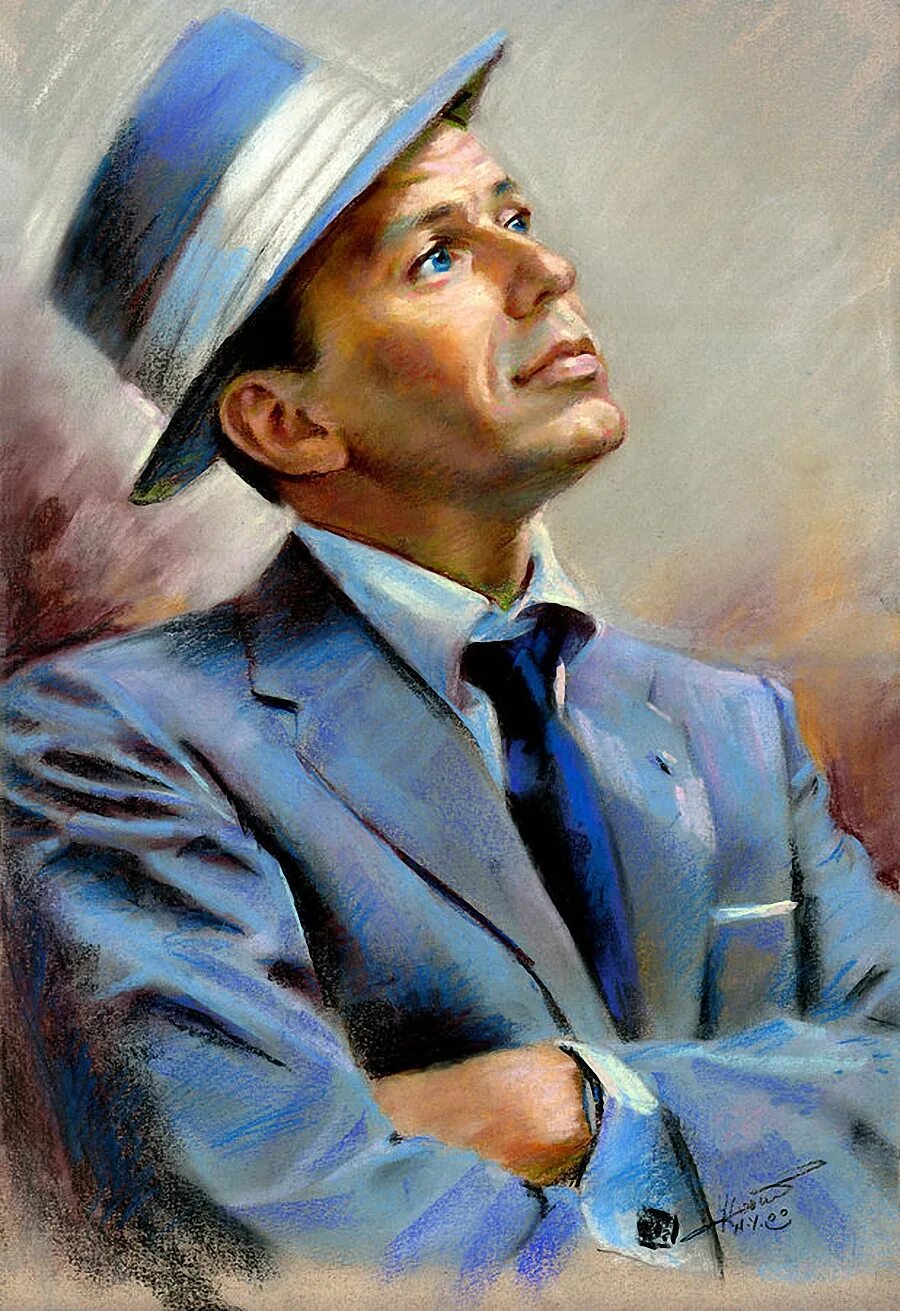 Фрэнк Синатра. Frank Sinatra портрет. Фрэнк Синатра Art.