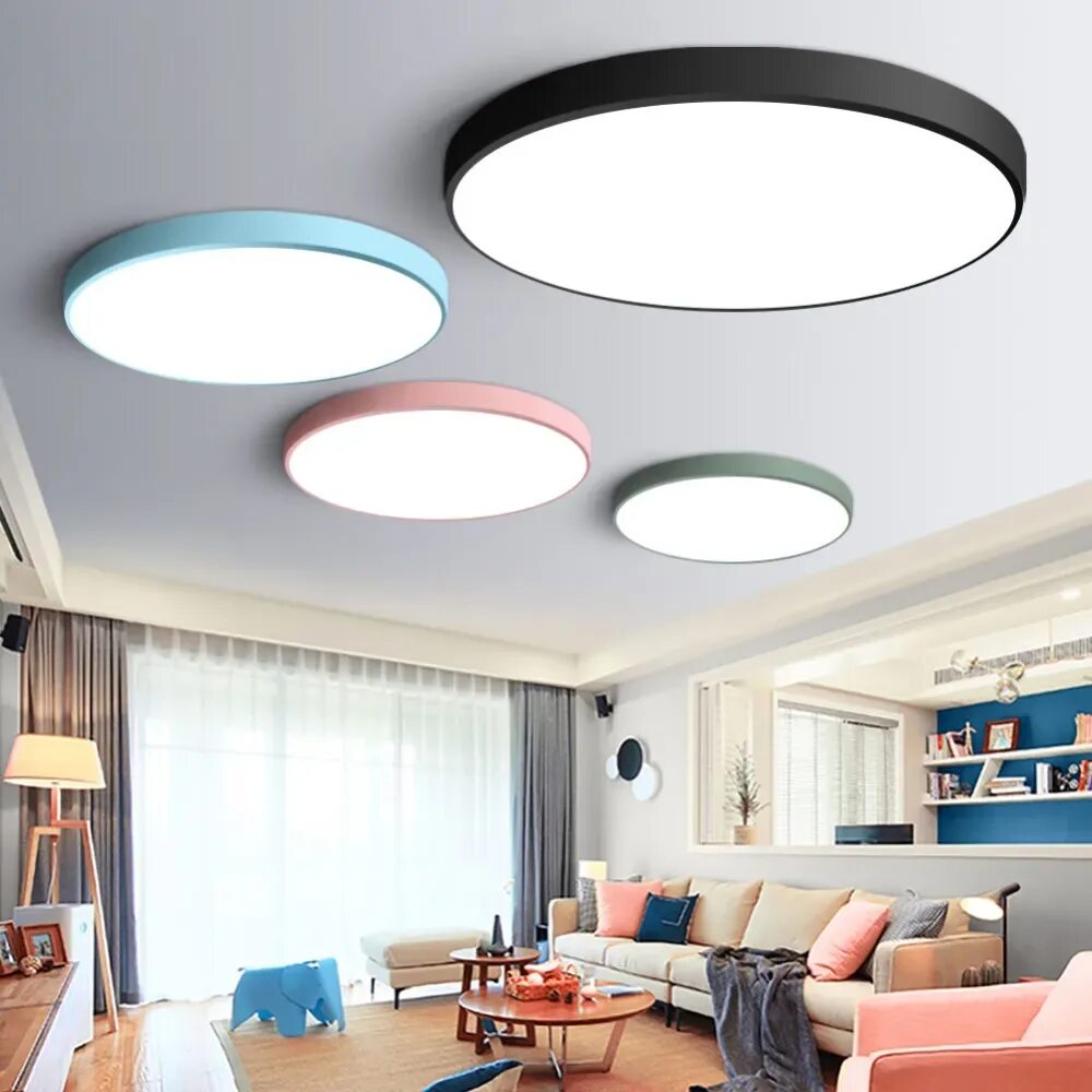 Лампа для натяжного потолка светодиодный. Потолочный светильник modern ceiling light. подвесной светодиодный светильник inodesign cercle 44.5512. потолочный плафон wzq-cd-002modern led ceiling lights. светильник круглый светодиодный потолочный 45 вт для техпомещения.
