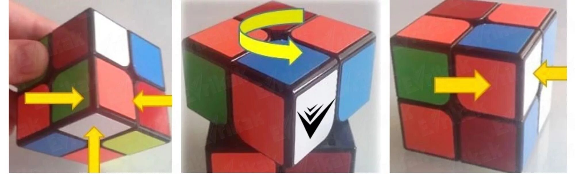 Как сделать в комбинация кубов. Комбинации кубика Рубика 2 на 2. Сборка кубика Рубика 2х2 ПИФ-паф. ПИФ паф кубик 2x2. ПИФ паф кубик Рубика 2х2.