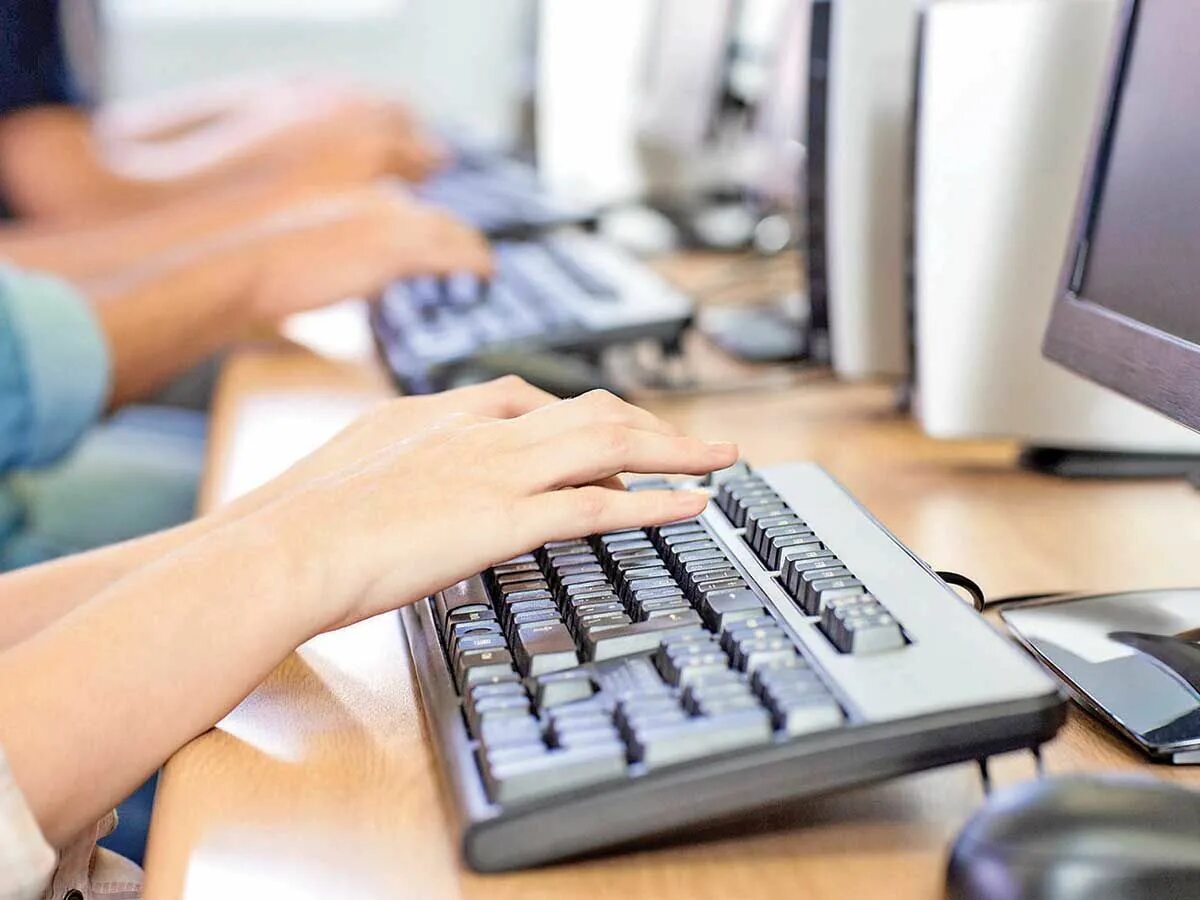 Typing student