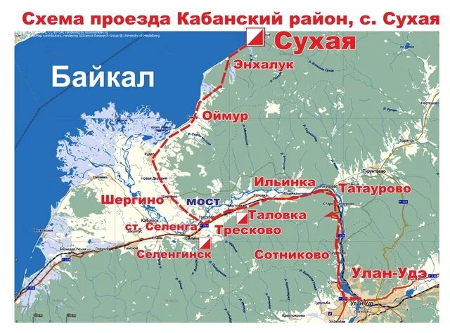 Энхалук Байкал на карте. Новый Энхалук Байкал на карте. Карта кабанскогорацона.