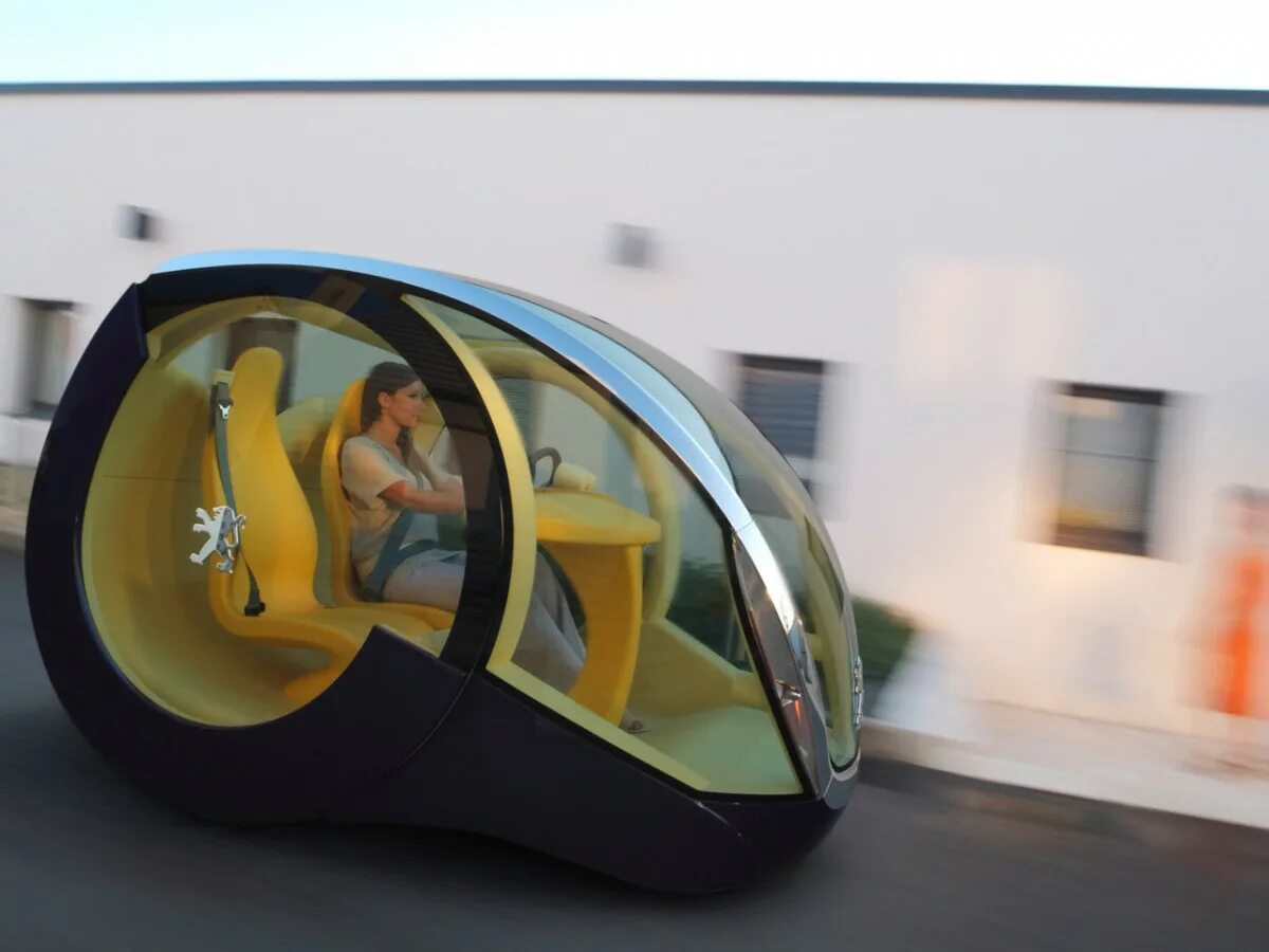 5 машин будущего. Peugeot moovie concept 2005. peugeot moovie concept. машины будущего. транспорт будущего.