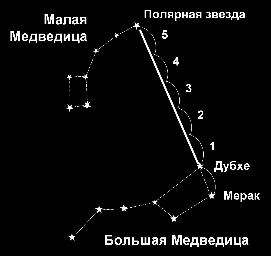 Созвездие малой медведицы какие звезды. Как найти полярную звезду на небе по большой Медведице схема. Как определить полярную звезду на небе. Полярная звезда по Ковшу большой медведицы. Полярная звезда Альфа малой медведицы.