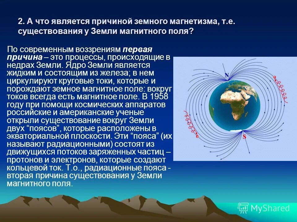 Значение магнитного поля для жизни на земле