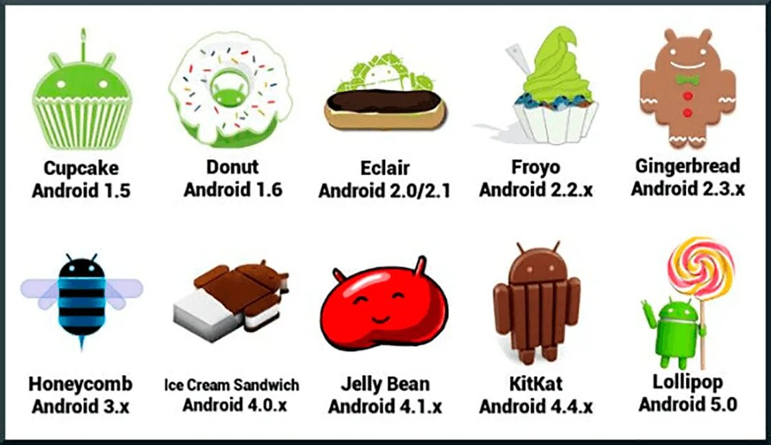 Android года выпуска