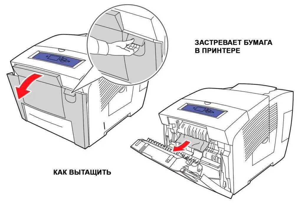 Почему не видит бумагу