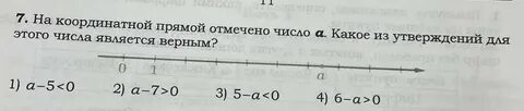 Отметьте на координатной прямой корень 7