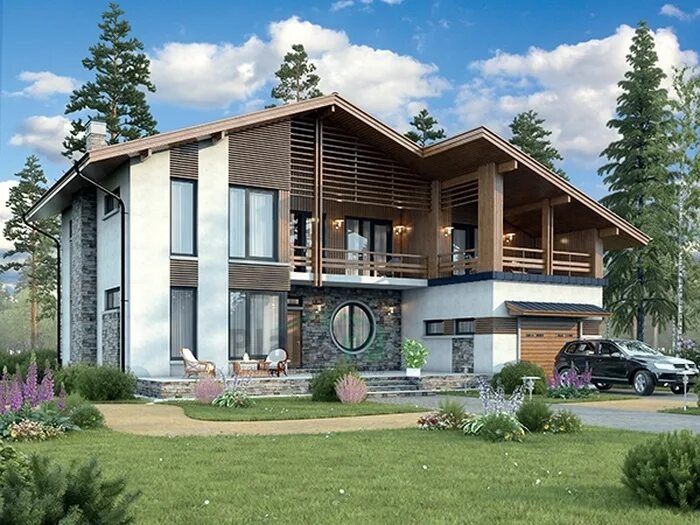 Проект дома Plans-56-16 (307 кв.м, газобетон) - купить в интернет-магазине по ни