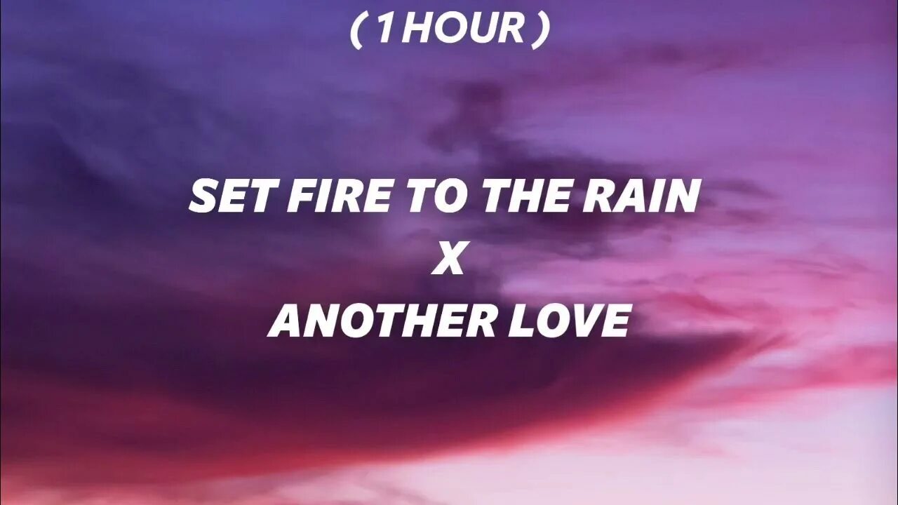Another love set fire. Another love set fire