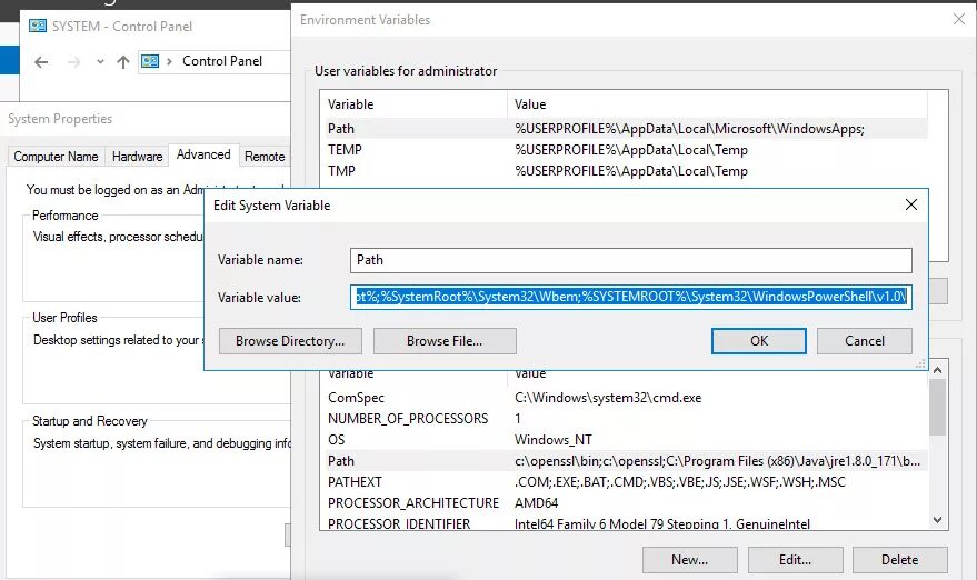 Environment variables Windows 10. Set-variable POWERSHELL это. System variable. Env variables Windows.