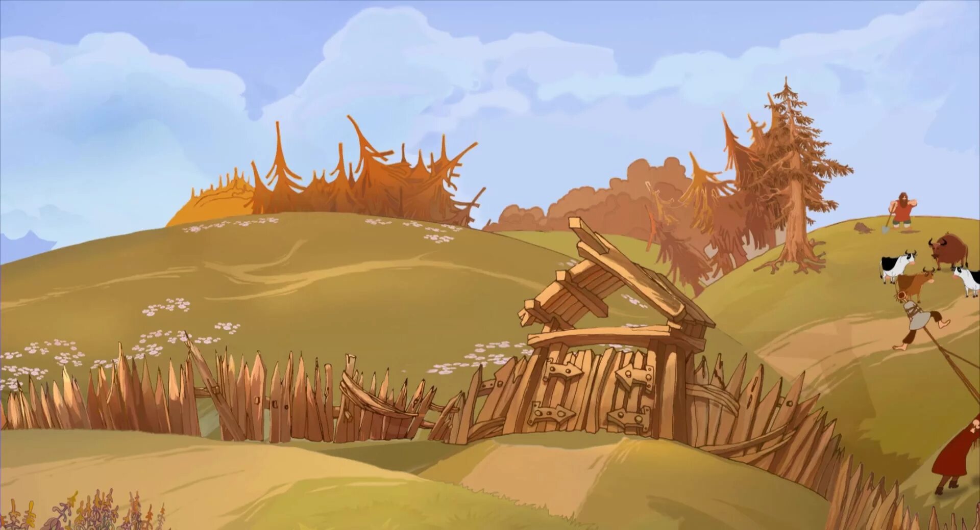 Три богатыря за лесами за горами. Три богатыря за лесами. Три богатыря и шамаханская царица игра. Мост алеша попович и тугарин змей игра. Три богатыря и шамаханская царица за лесами за горами.