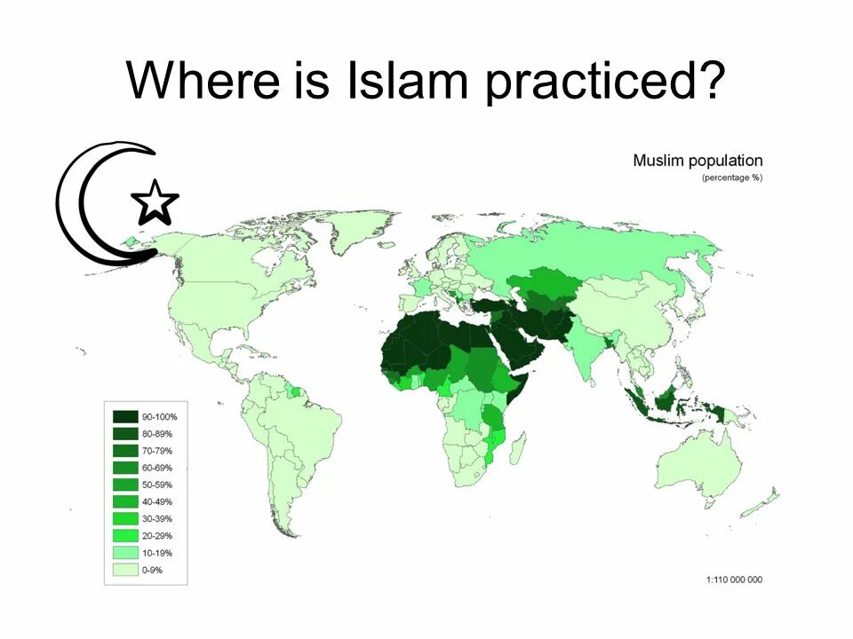 Карта распространения Ислама в мире. Карта Ислама в мире. Распространение Ислама в мире.