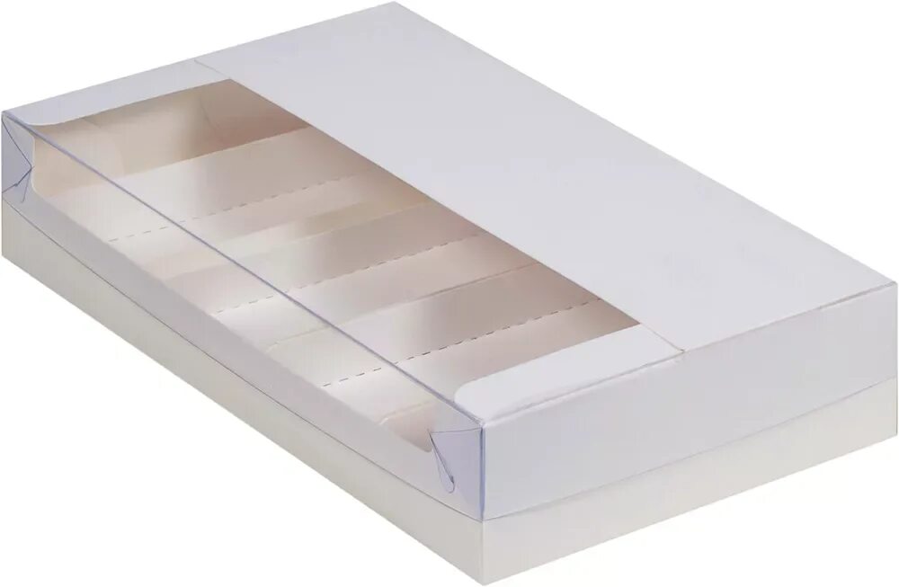 Форма аэрплюс11 эклер 25х125 мм (короб 1 шт. Эклеры в коробочке. Коробка для эклеров и эскимо с пластиковой крышкой 250*150*50 мм (4) (белая). Коробка для эклеров и эскимо, 25х15х5 см. Коробка для эклеров.