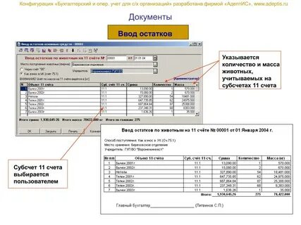 1с 11 счет