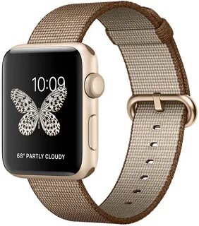 Gold aluminium case apple watch