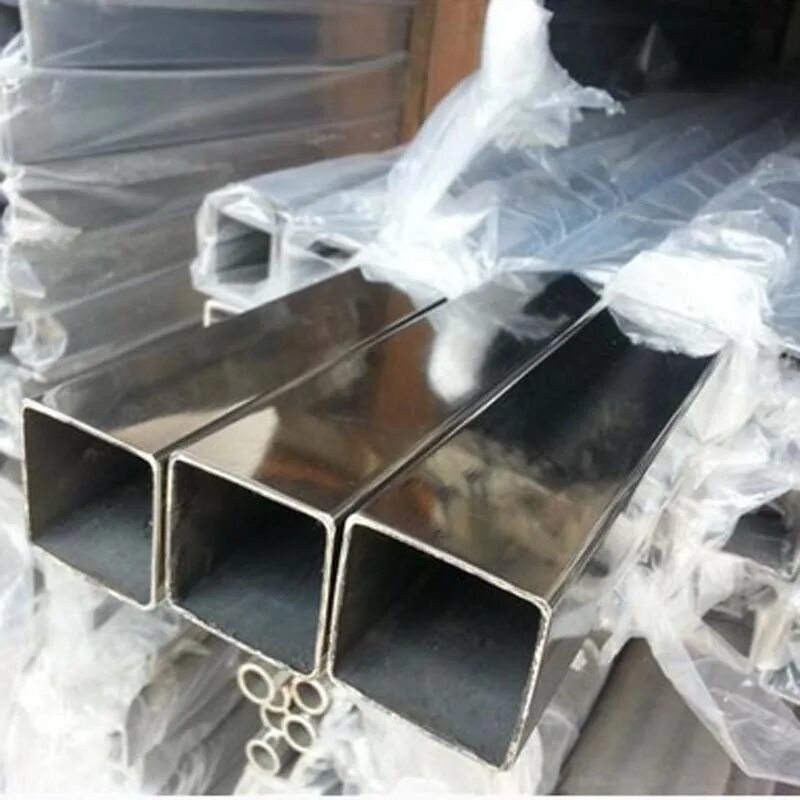 Труба квадратная 304. Square aluminum tube 40x40x4. Труба стальная квадратная 40. Труба прямоугольная нержавеющая. Rectangular stainless steel pipe.