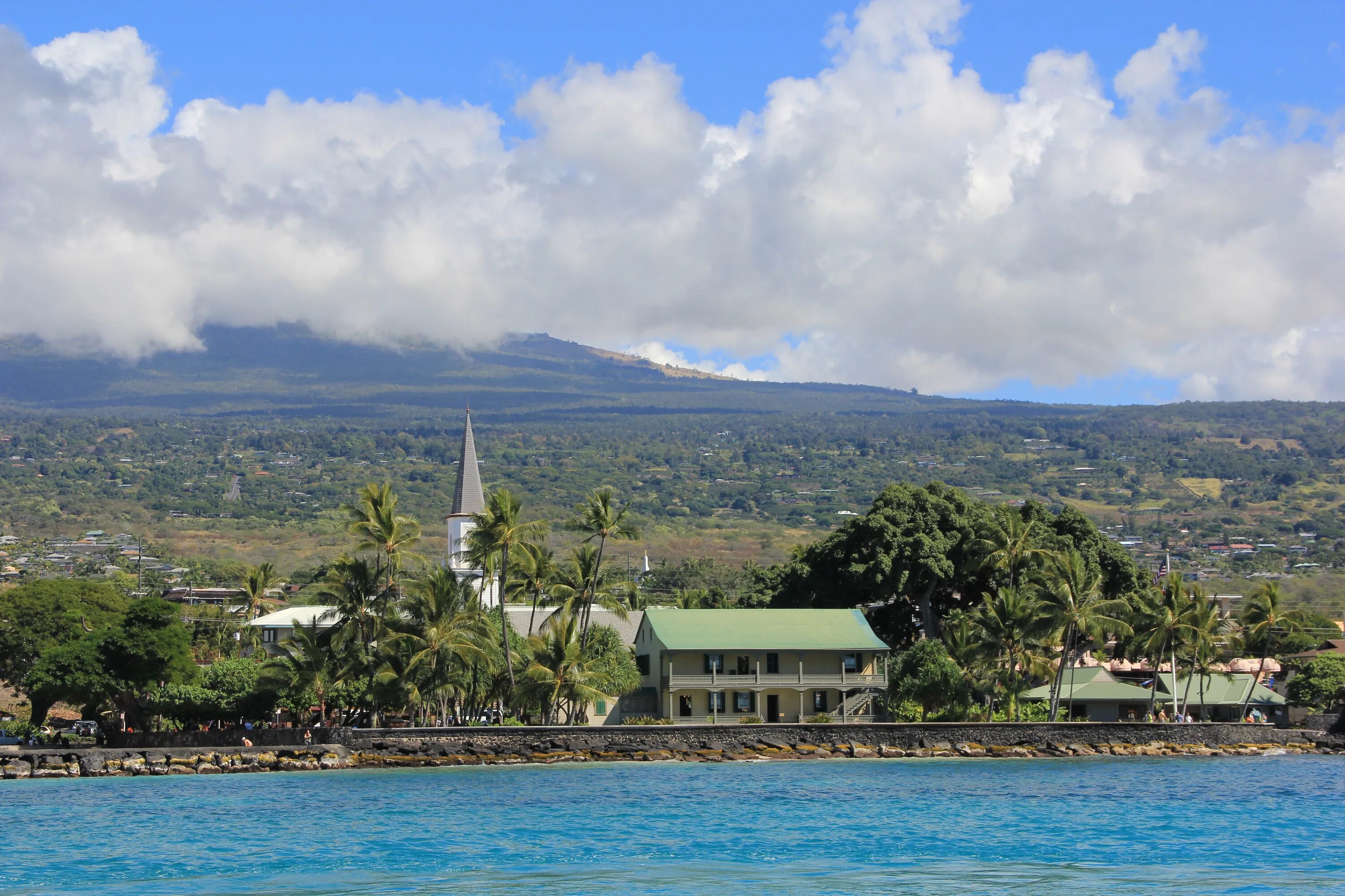 Каилуа Кона. Kailua, Hawaii. Остров Кайлуа Кона. Кайлуа Кона достопримечательности.