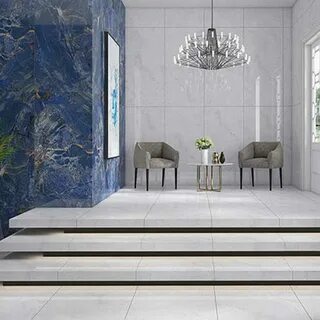 Керамогранит blue high glossy