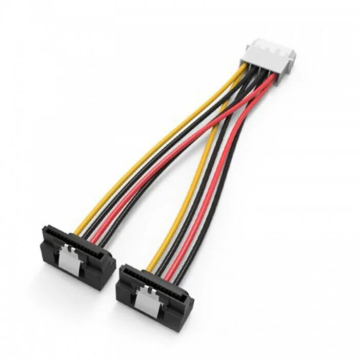 Переходник питания жесткого диска sata. Переходник sata molex 4 pin. кабель molex 4 pin. разветвитель vention sata 15 pin - 2xsata 15 pin (kdbbb) 0.15 м. molex-4pin-папа2*sata-15pin-.