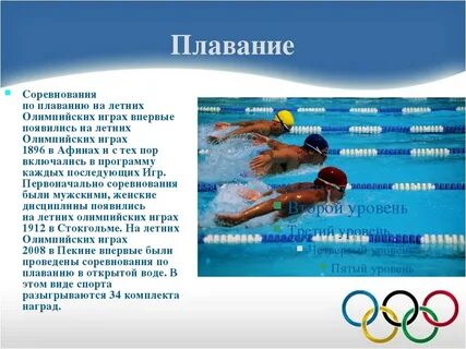 Виды плавания входящие в олимпийские игры