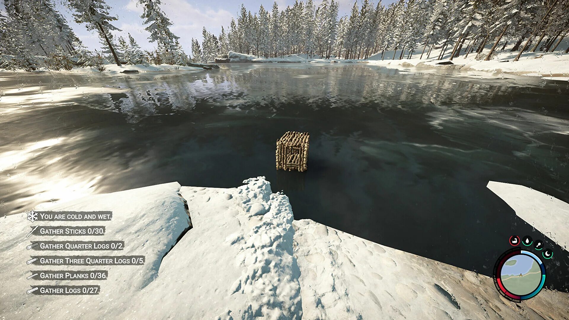 Удочка в the forest. Ловушка для рыбы the forest. раст рыбалка. ледяная ловушка. ледяная ловушка для рыбы.