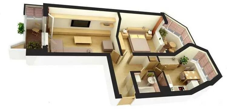 Проект дома п44т планировка квартир Серия дома П-44ТМ/25 (ТМ-25) RussianRealty