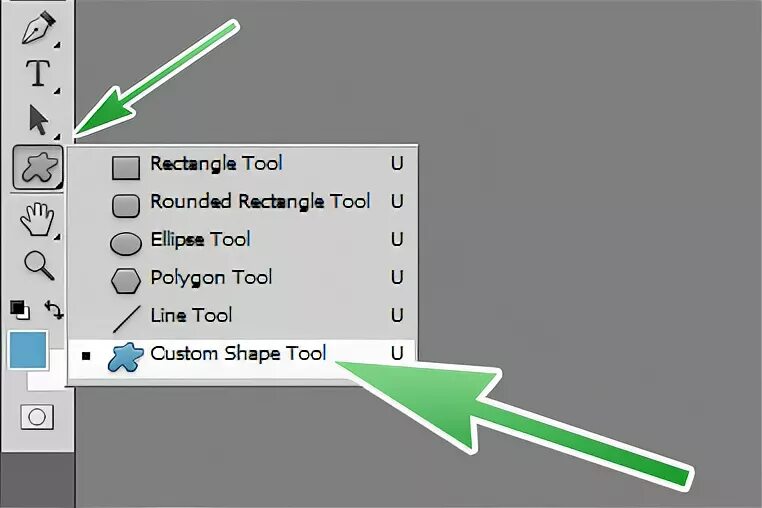 Инструмент Shapes Photoshop. Shape Tool в фотошопе. Custom Shape Tool. Polygon Tool в фотошопе.