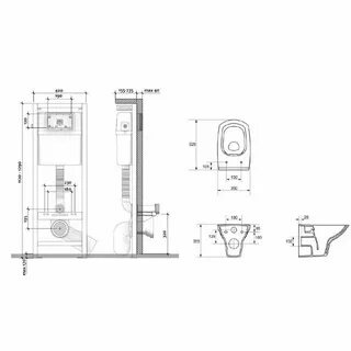 Комплект инсталляция city dpl slim