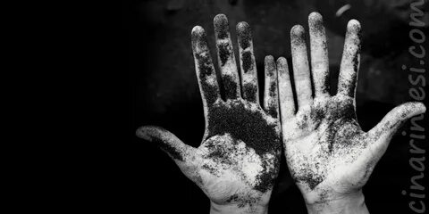 My hand dirty