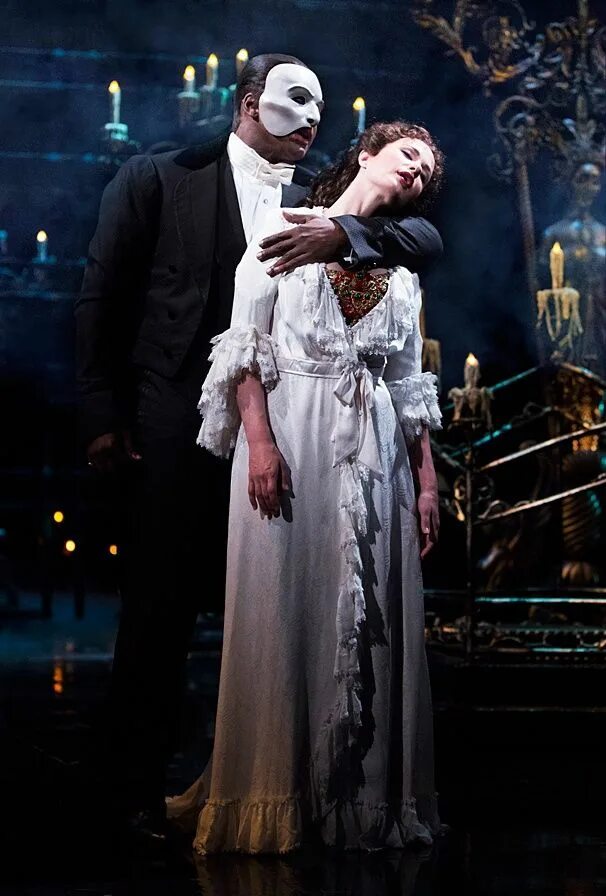 The phantom of the opera had a