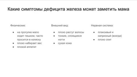 Признаки что мало ешь